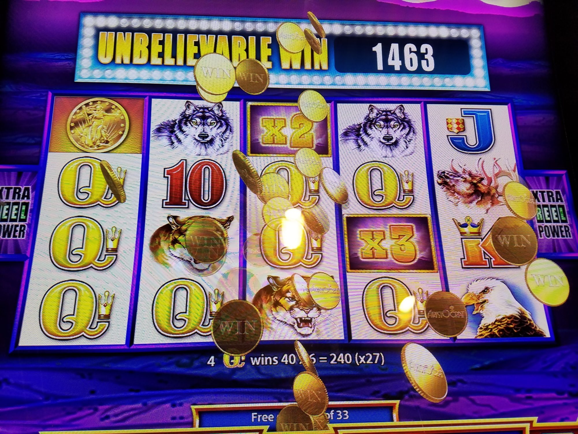 big win on buffalo slot machine