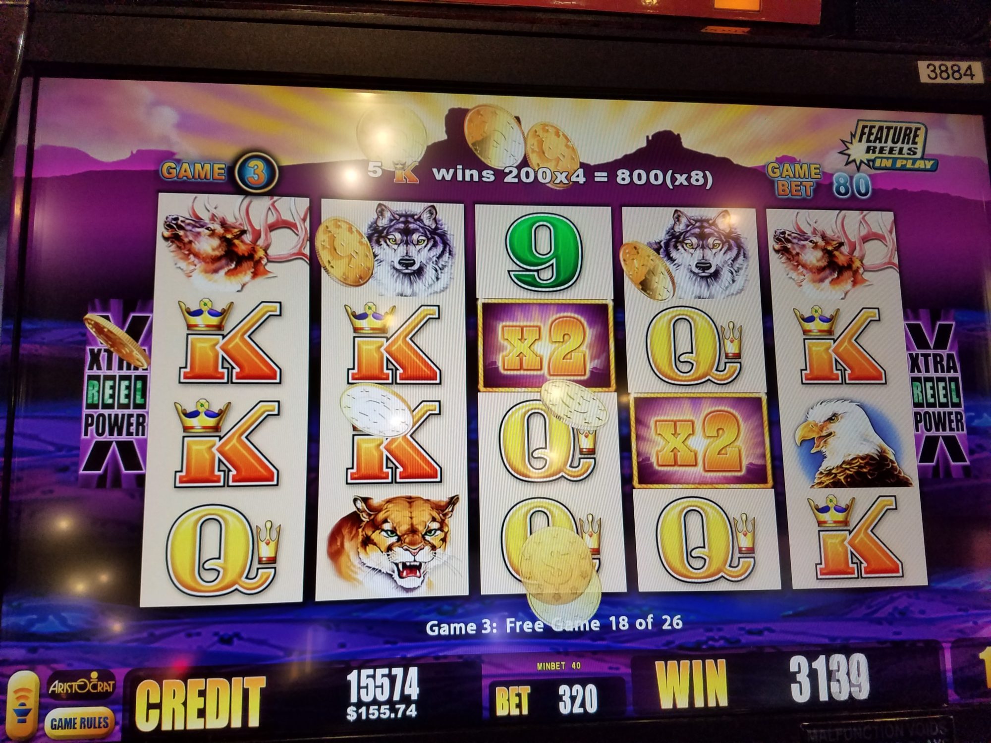 buffalo slot machine payouts